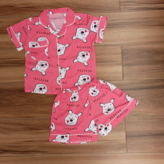 Bộ pirama lanh lụa cho bé mềm mịn không nhăn.
