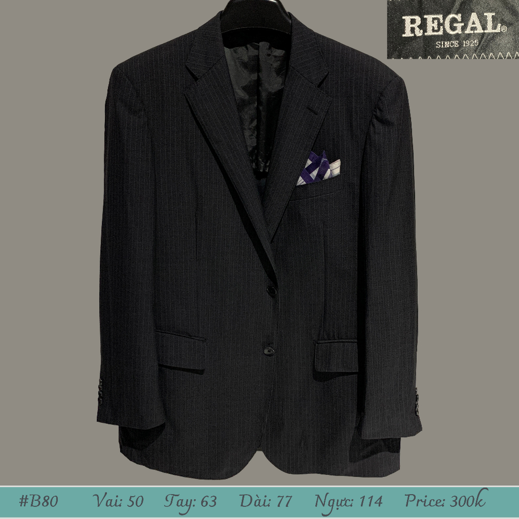 Blazer nam hoa tiết kẻ sọc