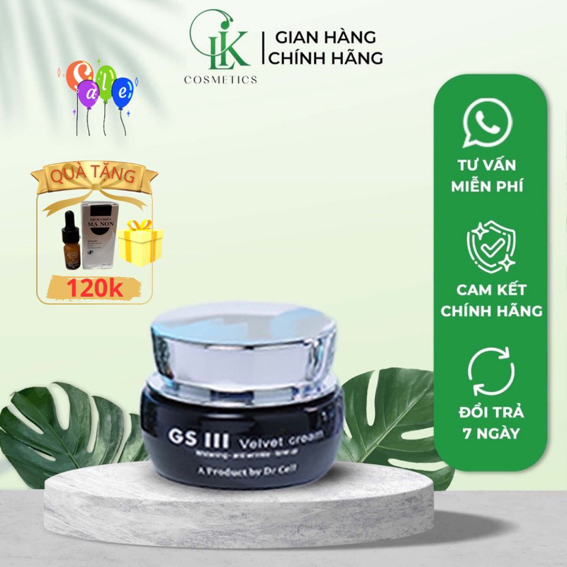 Kem Ban Ngày GS III Chống Nắng Nâng Toner Da Dr Cell 30g - CL02