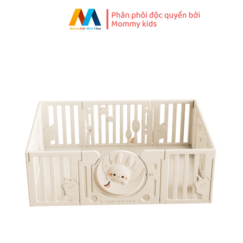 QUÂY CŨI NHỰA MOMMYKIDS MINH CHAU TẶNG THẢM VÀ 100 BÓNG NHƯA HOLLA  CHIỀU CAO 68 CM