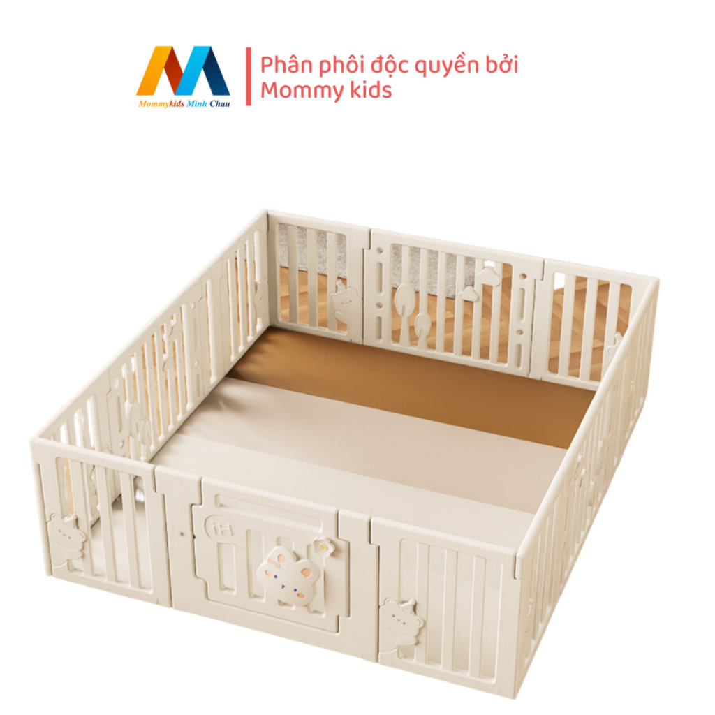 QUÂY CŨI NHỰA MOMMYKIDS MINH CHAU TẶNG THẢM VÀ 100 BÓNG NHƯA HOLLA  CHIỀU CAO 68 CM