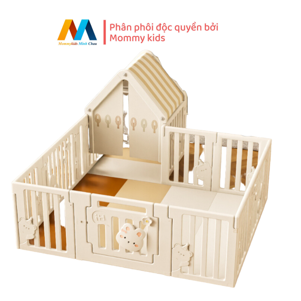 QUÂY CŨI NHỰA MOMMYKIDS MINH CHAU TẶNG THẢM VÀ 100 BÓNG NHƯA HOLLA  CHIỀU CAO 68 CM