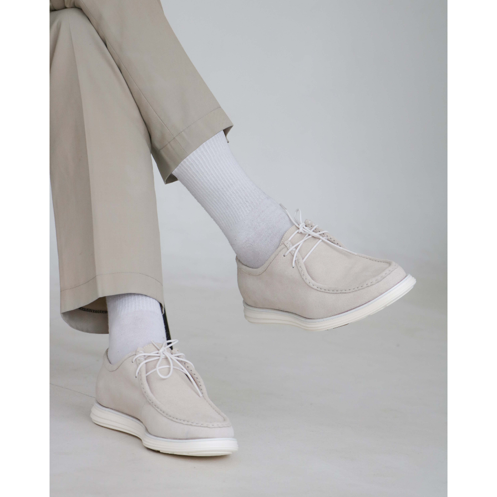 Giày da FANGY - The Grey Suede Derby