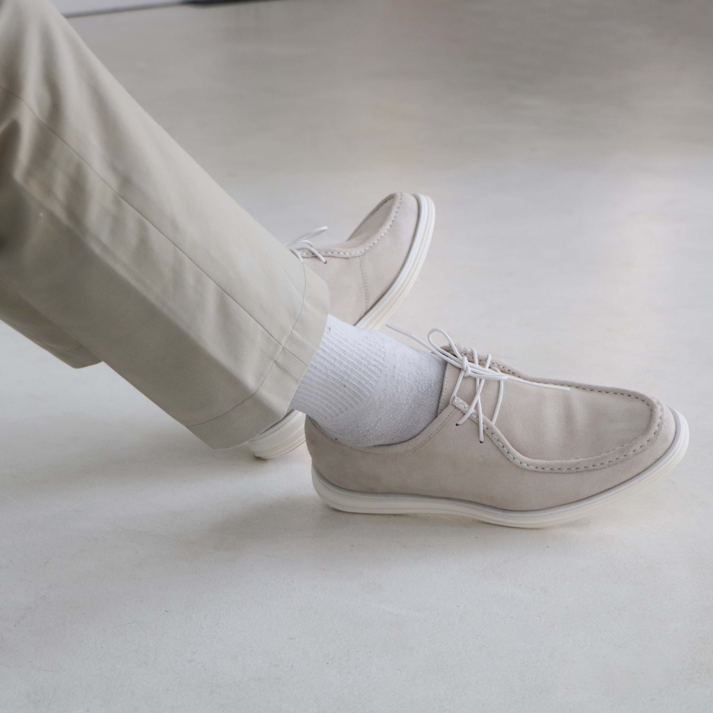 Giày da FANGY - The Grey Suede Derby