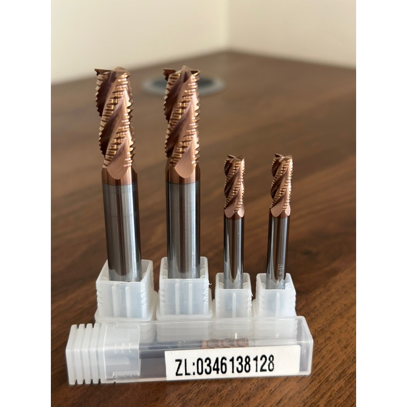 Dao phay phá thô cnc 55HRC 1mm đến 16mm