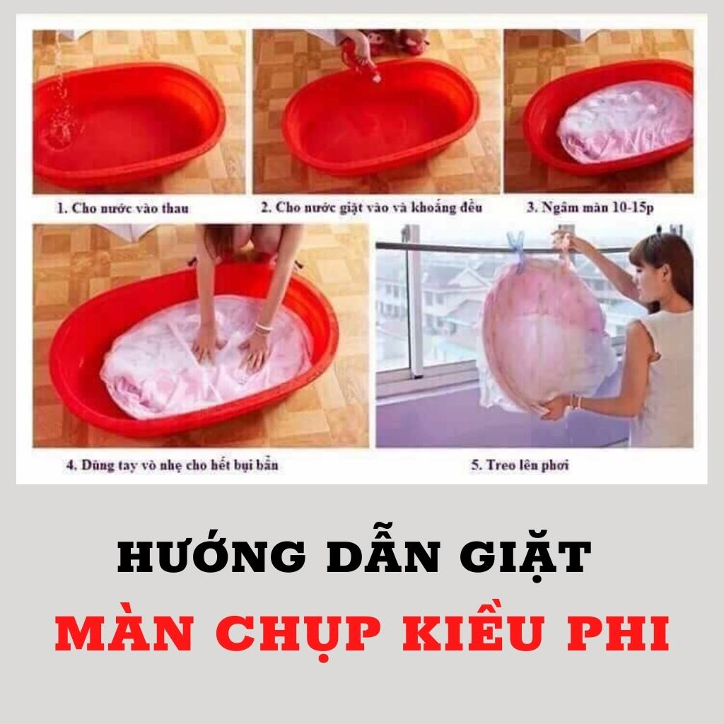 Mùng chụp tự bung đỉnh chóp KIỀU PHI Màn chụp tự bung gấp gọn 1m2 1M4 1m6 1m8 2m2 người lớn cao cấp