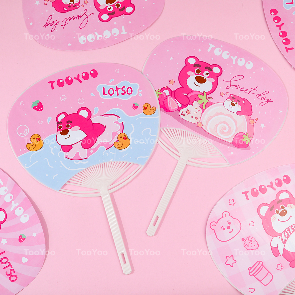 Quạt cầm tay Gấu dâu Lotso dễ thương cute TooYoo BK00313