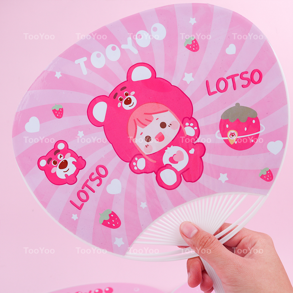 Quạt cầm tay Gấu dâu Lotso dễ thương cute TooYoo BK00313