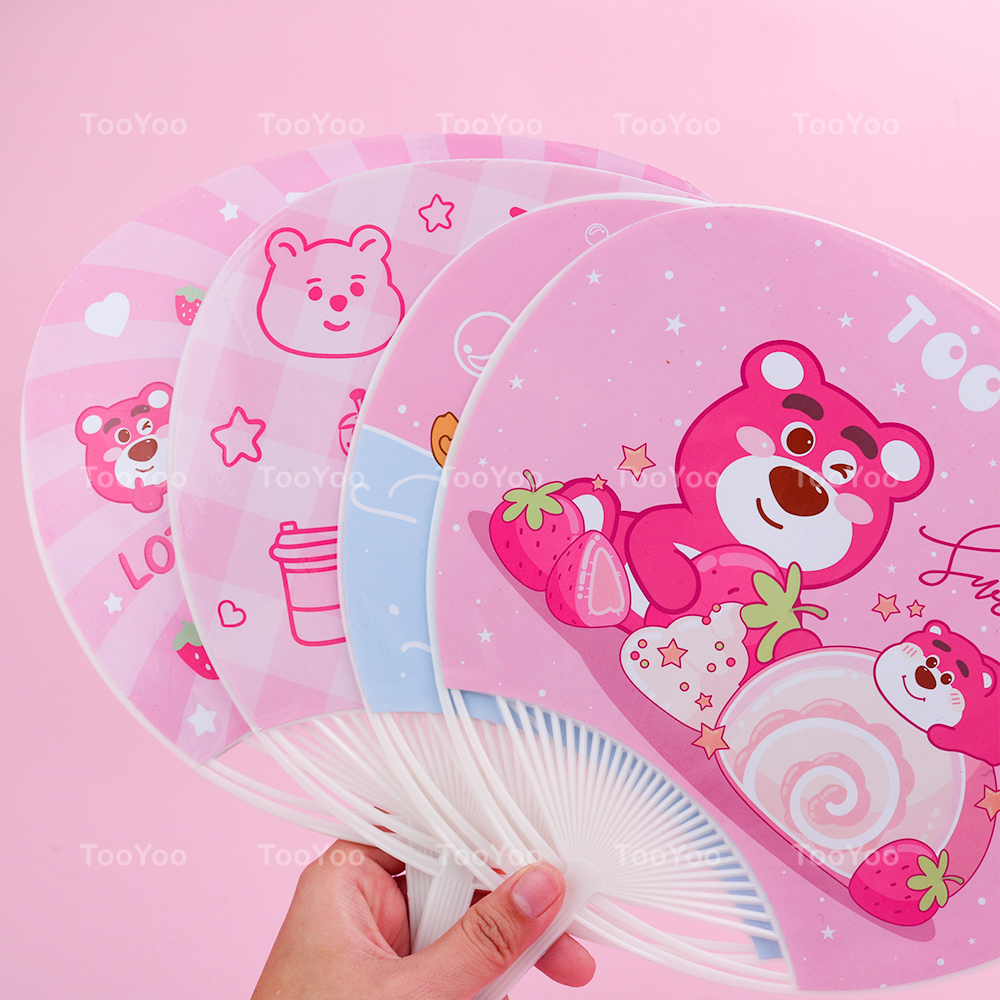 Quạt cầm tay Gấu dâu Lotso dễ thương cute TooYoo BK00313