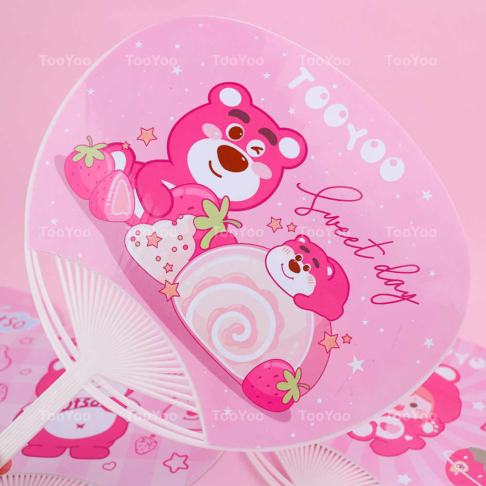 Quạt cầm tay Gấu dâu Lotso dễ thương cute TooYoo BK00313