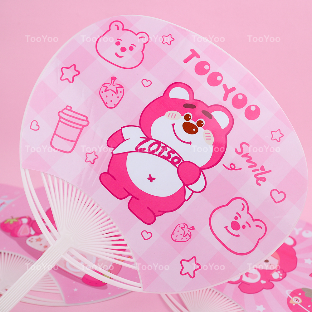 Quạt cầm tay Gấu dâu Lotso dễ thương cute TooYoo BK00313