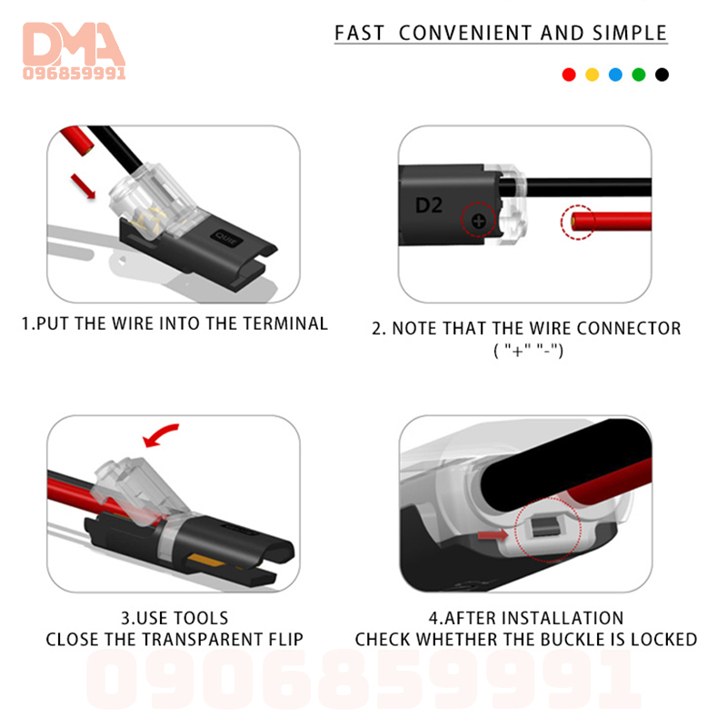 Đầu cắm,cút nối dây điện siêu nhanh