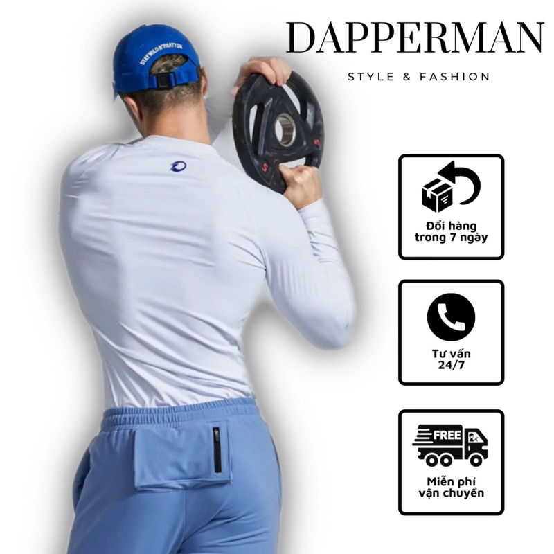 Áo thể thao nam giữ nhiệt tay dài thun cao cấp co dãn ôm body ICOMBAT