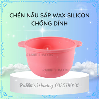 Chén nấu sáp wax lông silicon chống dính