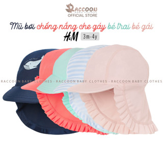 Mũ bơi chống nắng che gáy bé trai bé gái xuất dư
