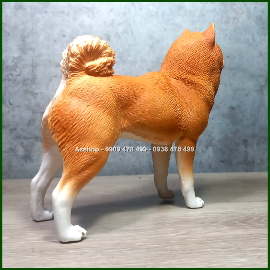 Mô Hình Chó Shiba Inu Size Lớn Dài 17cm
