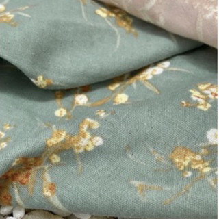 Vải Xô Cotton 2 Lớp Hoa Mềm Rũ Khổ 1m45