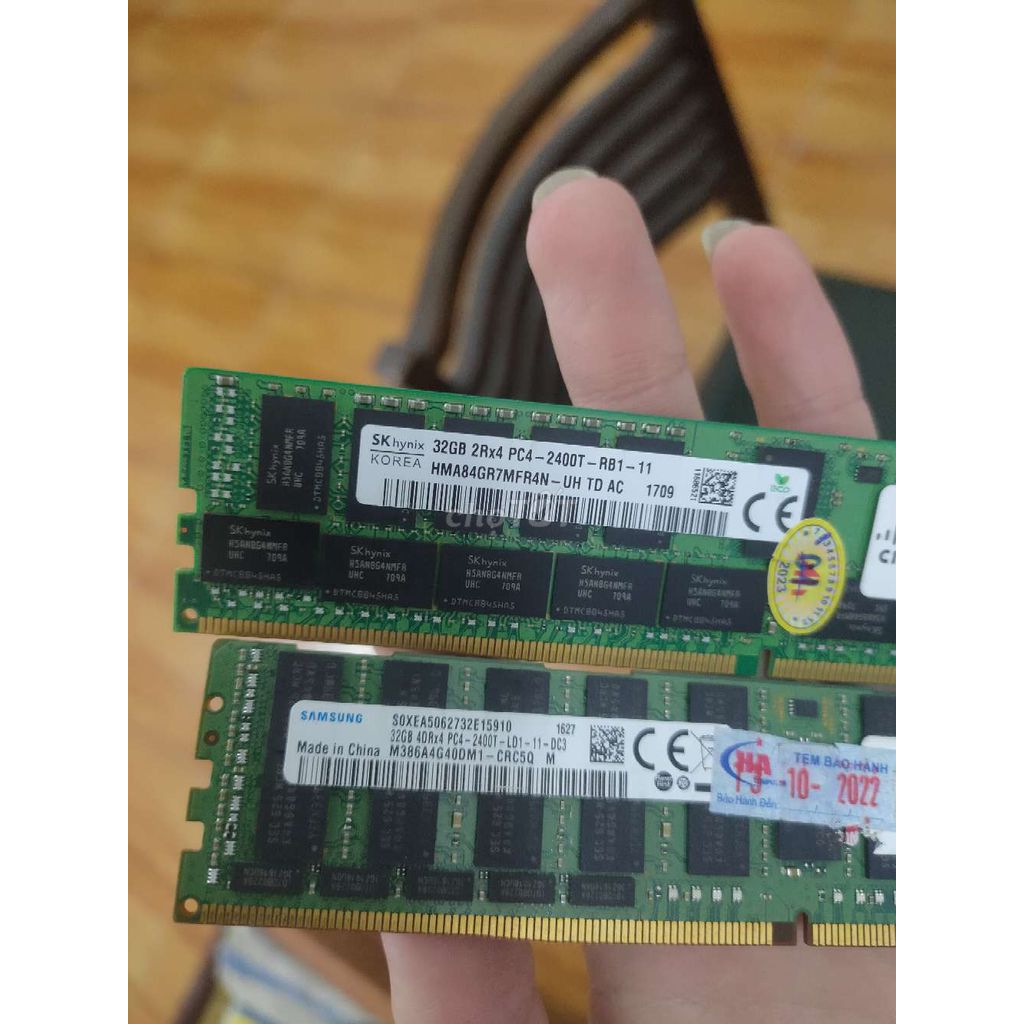 Ram ecc 32gb buss 2133 Giá 1c