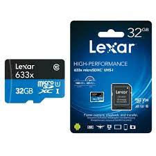 Thẻ nhớ cho camera chuyên dùng Lexar 32Gb