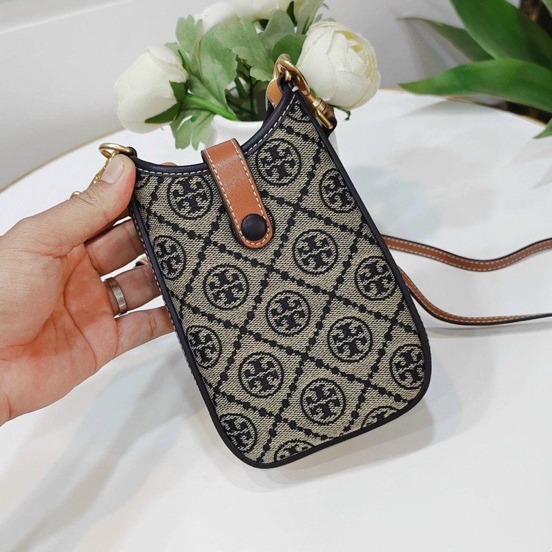 Túi phone đeo chéo Tory Burch T Monogram