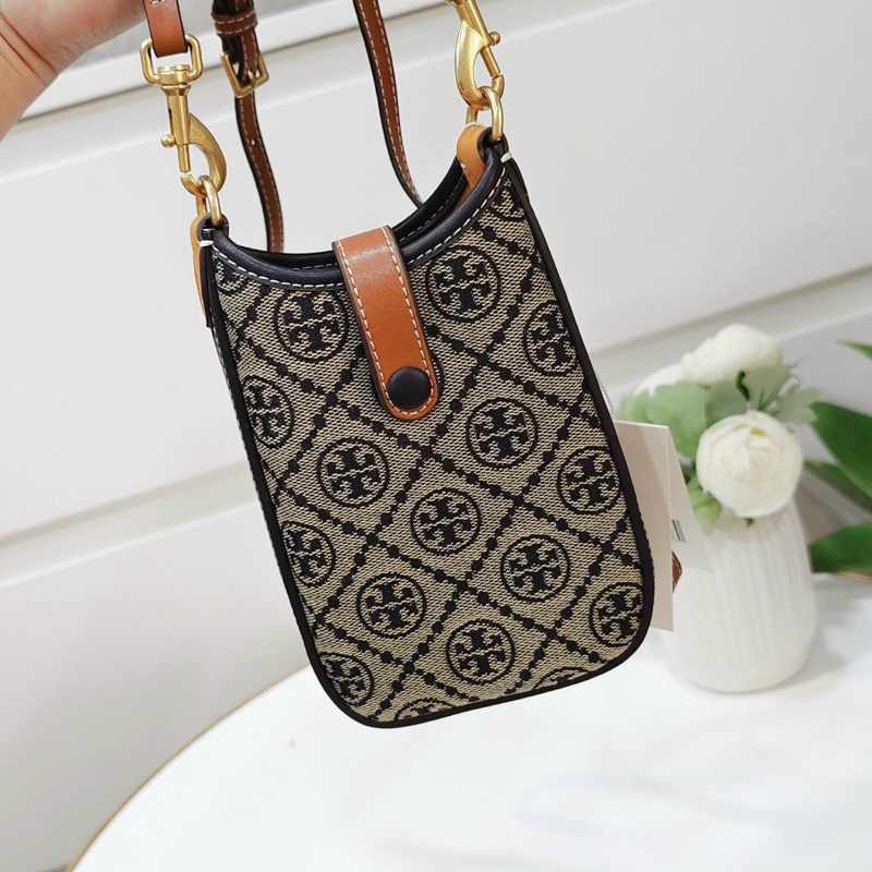 Túi phone đeo chéo Tory Burch T Monogram