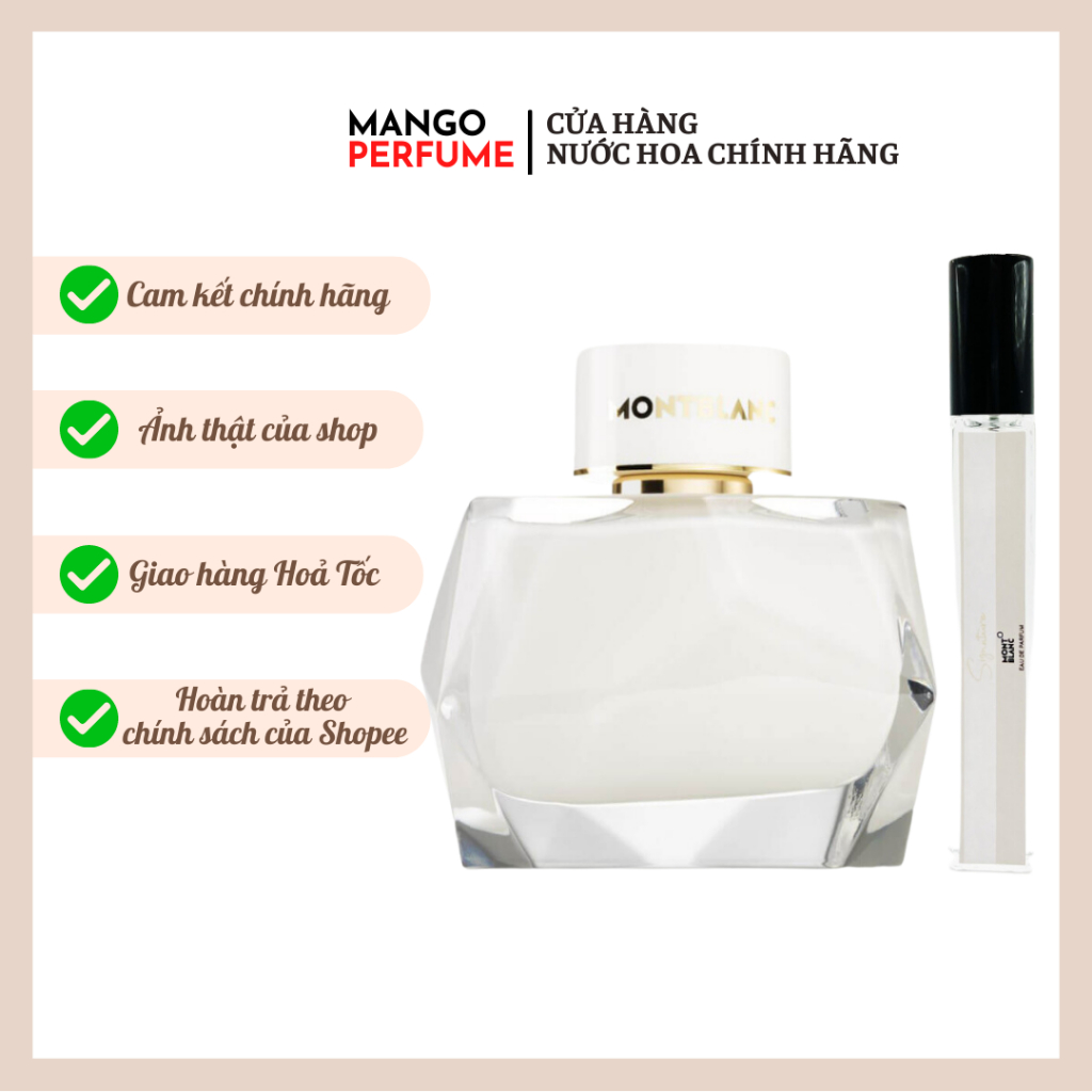 (Chính hãng) Nước hoa Montblanc Signature edp
