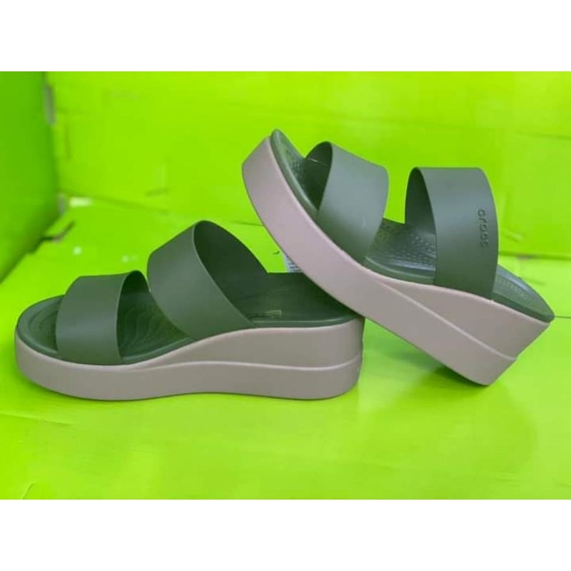 Dép xuống quai ngang Croc.s  Blooklyn 5p cho nữ.