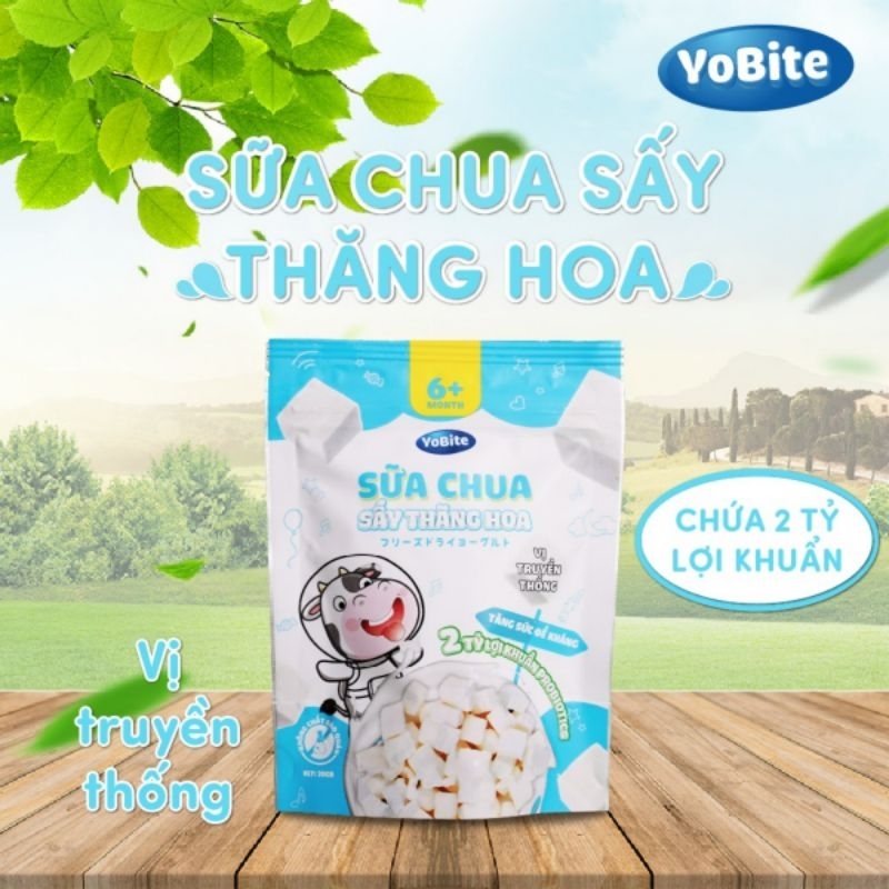 Sữa chua sấy thăng hoa 20g Yobite, bổ sung lợi khuẩn