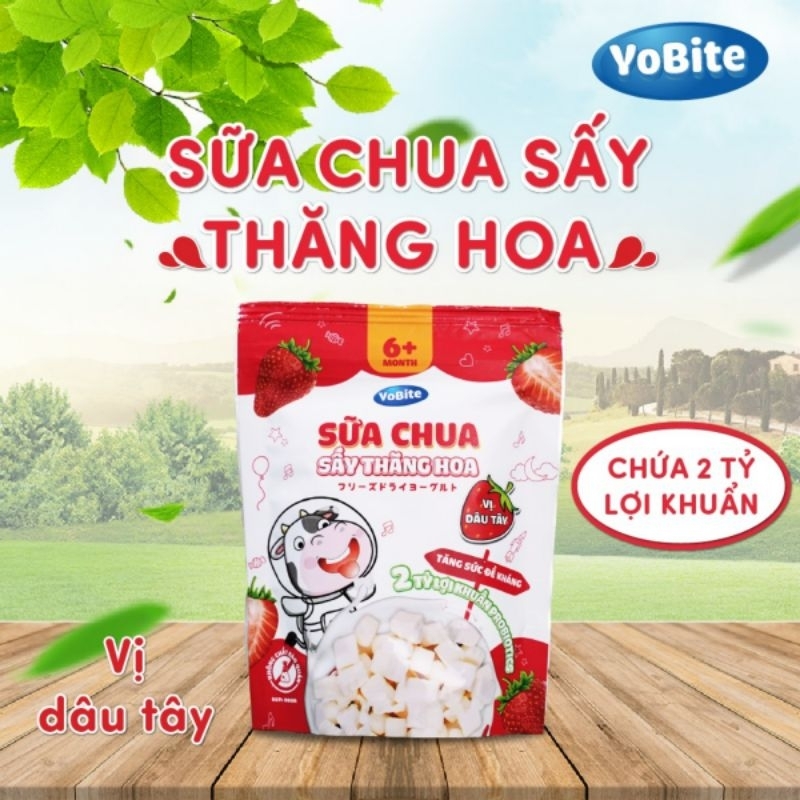 Sữa chua sấy thăng hoa 20g Yobite, bổ sung lợi khuẩn