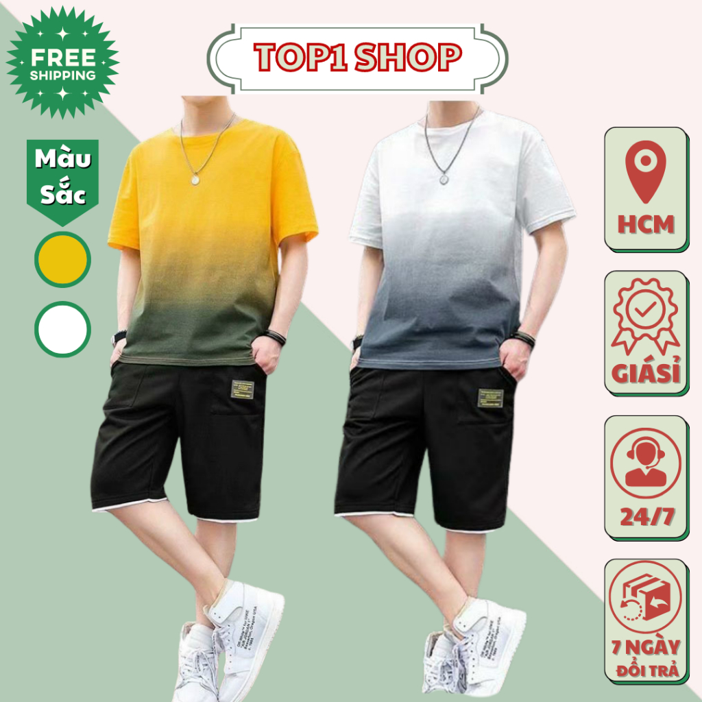 Bộ Thể Thao Nam Nữ Loang Màu Chất Thun Lưới Mè Form Rộng Mặc Nhà Tập Gym Đi Chơi Siêu Mát