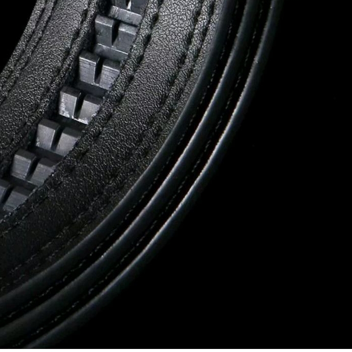 Thắt lưng, dây nịt,Dây da bò thay thế thắt lưng nam da thật sang trọng răng nhựa cao cấp dùng cho khóa tự động bản 3.5cm