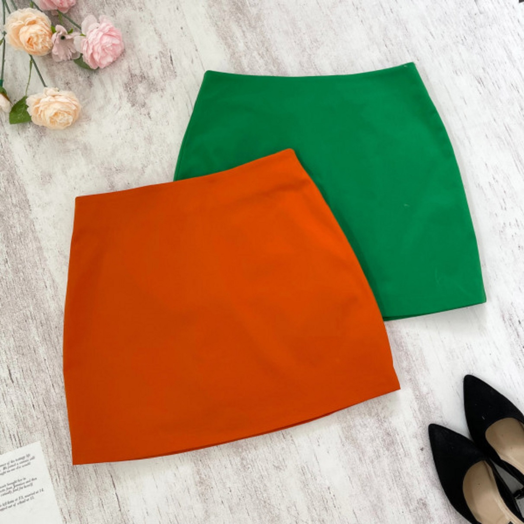 Chân váy Bigsize Nữ Tú Mỡ Kiểu Bigsize Thiết Kế thon gọn Chân váy trơn Thích Hợp Đi Chơi Đi Tiệc Đủ Size 50-85kg CV0043