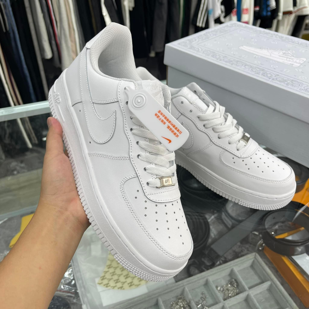 Giày_Nike Trắng , Giày AF1 Trắng Cao Cấp Full Size Nam Nữ Hottrend 2022