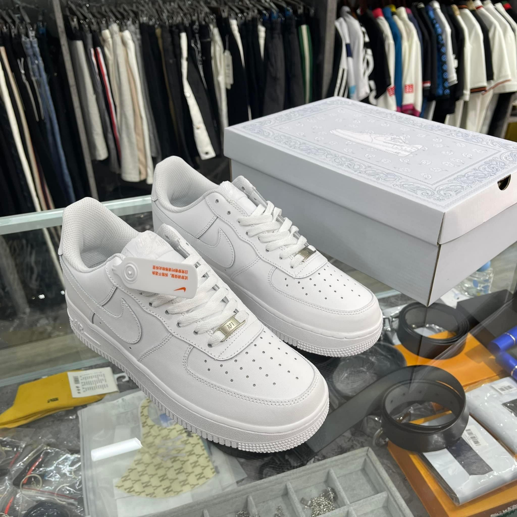 Giày_Nike Trắng , Giày AF1 Trắng Cao Cấp Full Size Nam Nữ Hottrend 2022