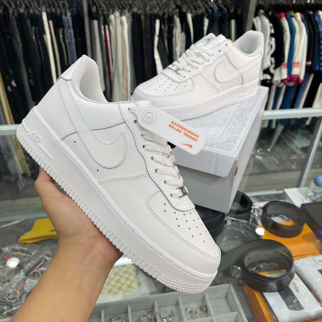 Giày_Nike Trắng , Giày AF1 Trắng Cao Cấp Full Size Nam Nữ Hottrend 2022