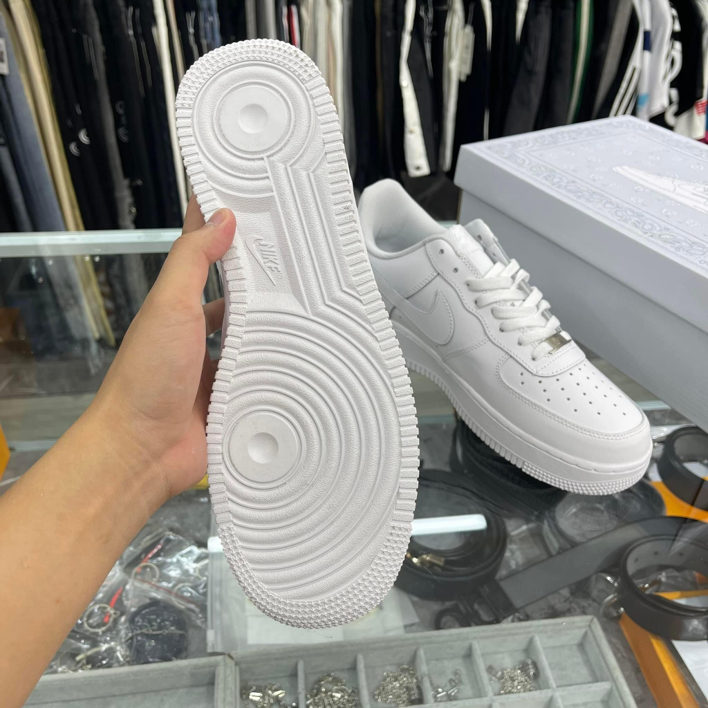 Giày_Nike Trắng , Giày AF1 Trắng Cao Cấp Full Size Nam Nữ Hottrend 2022