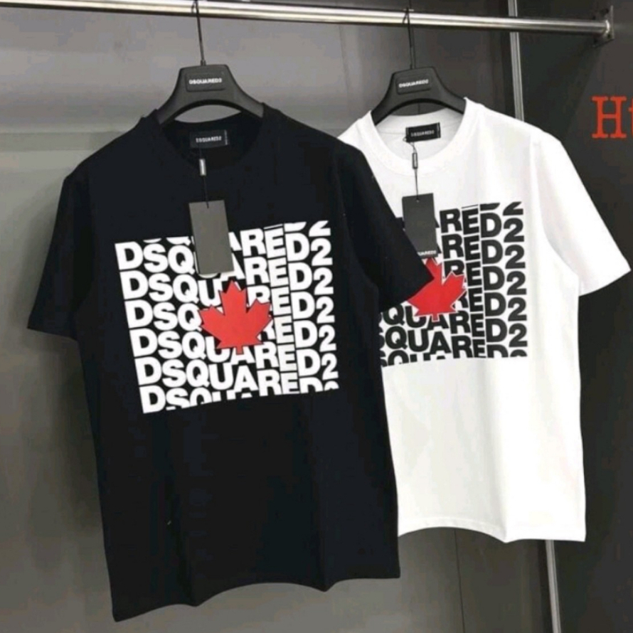 Áo Thun Nam Nữ DSQ Lá Phong Đỏ 🔸 Free Ship, Unisex, Form Rộng, Cotton, A142