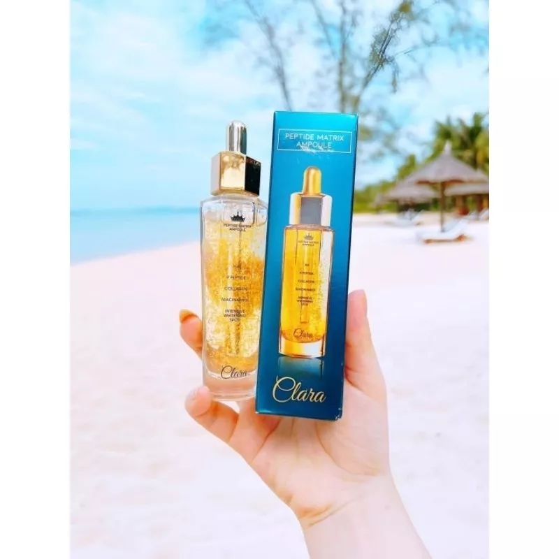 Tinh Chất Dưỡng Căng Bóng Chống Nhăn Da Peptide Matrix Ampoule Clara - 50ml