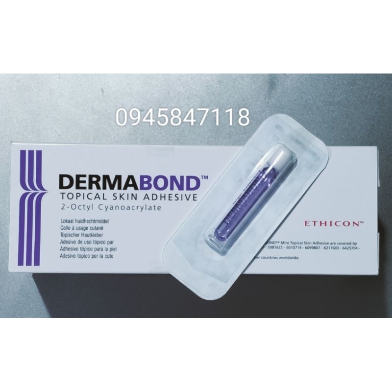 Keo dán da dán vết thương dùng tại chỗ Dermabond - 1 tuýp lẻ