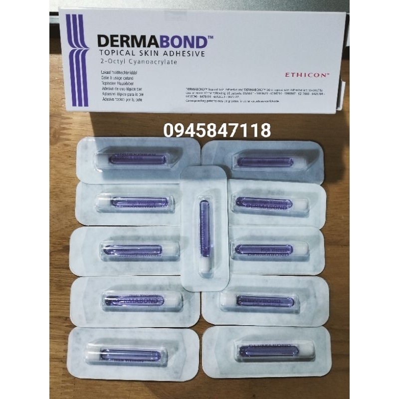 Keo dán da dán vết thương dùng tại chỗ Dermabond - 1 tuýp lẻ