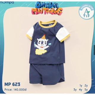 Bộ cộc tay cotton Mompa MP623