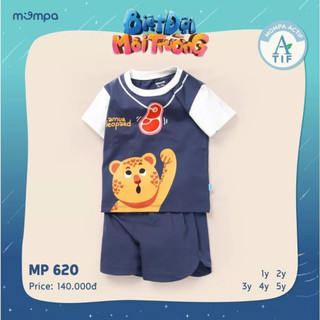 Bộ quần áo cộc tay cotton Mompa MP620