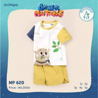 Bộ quần áo cộc tay cotton Mompa MP620