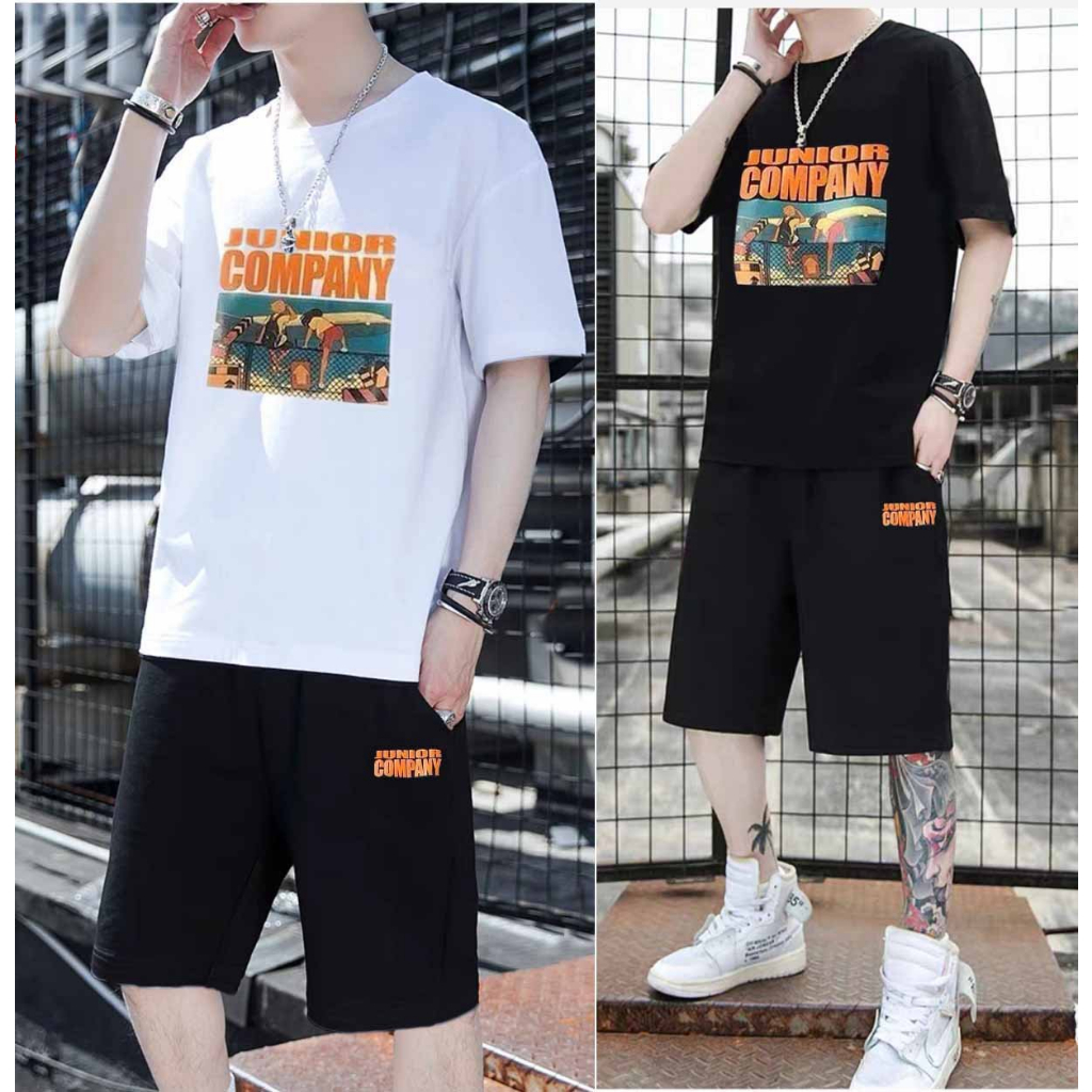 Bộ thể thao unisex COMPANY, set mặc nhà đi chơi tập gym form rộng chất thun lưới mè thấm hút mồ hôi tốt