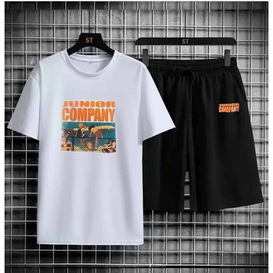 Bộ thể thao unisex COMPANY, set mặc nhà đi chơi tập gym form rộng chất thun lưới mè thấm hút mồ hôi tốt