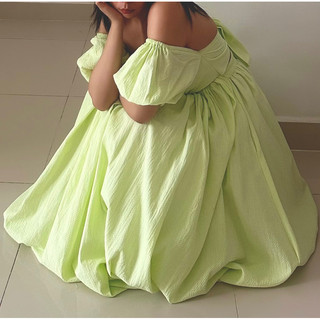 namae - 70% OFF đầm Maay 03 - Lime (đầm babydoll maxi)