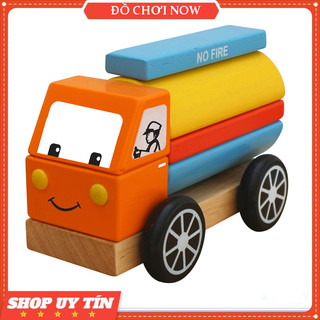 Mô hình Bộ lắp ráp xe bồn - Đồ chơi gỗ Winwintoys