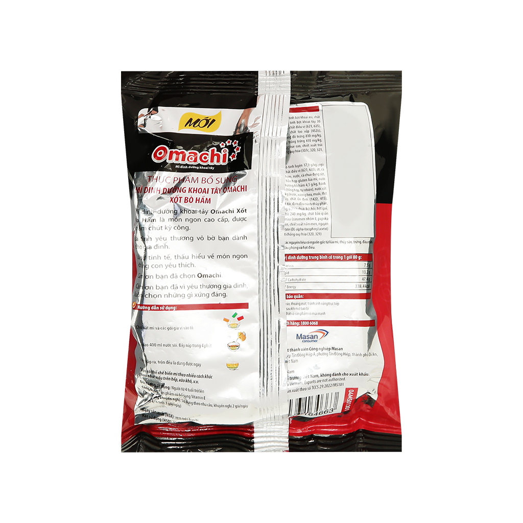 MÌ OMACHI GÓI 80G.