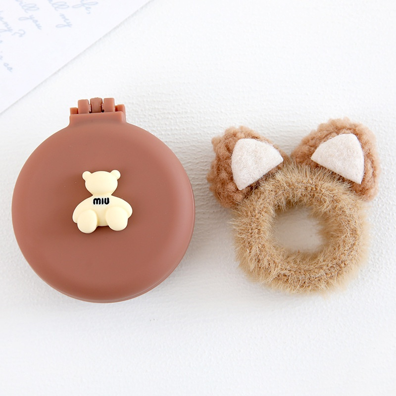 MVP3027 Gương kèm lược tai gấu cực dễ thương