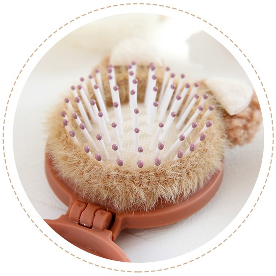 MVP3027 Gương kèm lược tai gấu cực dễ thương